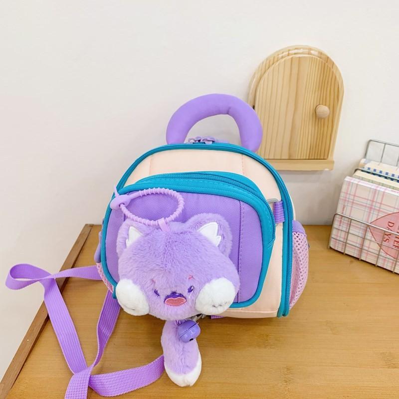 Backpack Baby Kindergarten Cute Three Dimensional Plush Toy Boys Backpack Girls