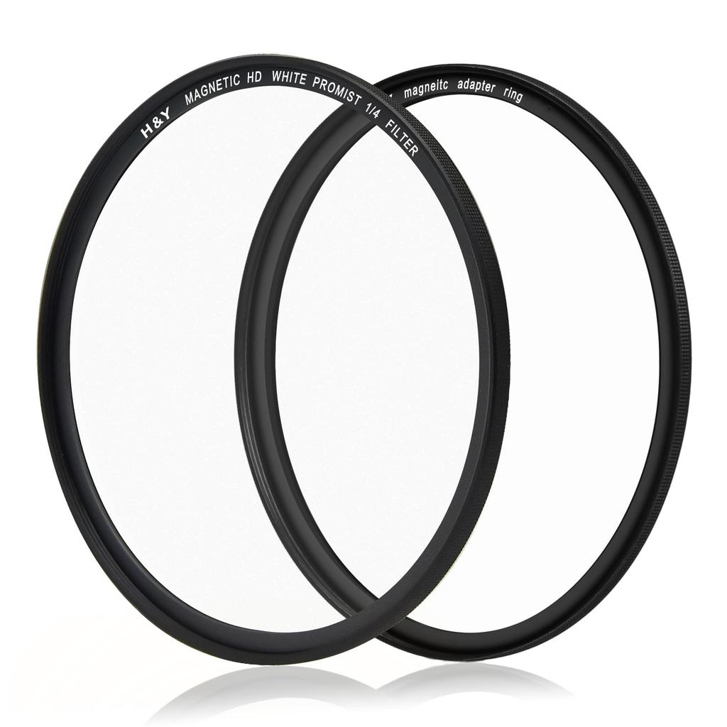 Мягкий фильтр 82мм Магнитный HD Белый Promist Фильтр Комплект Магнитная Тонкая Рамка Антистатический Водоотталкивающий Защищающий от царапин H&Y 1/4 MW4-82