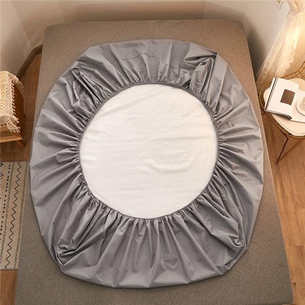 Deep Pocket Bed Fitted Sheet With Elastic Band 100% Waterproof Bedding Portector Mattress Topper Cover No Pillowcase