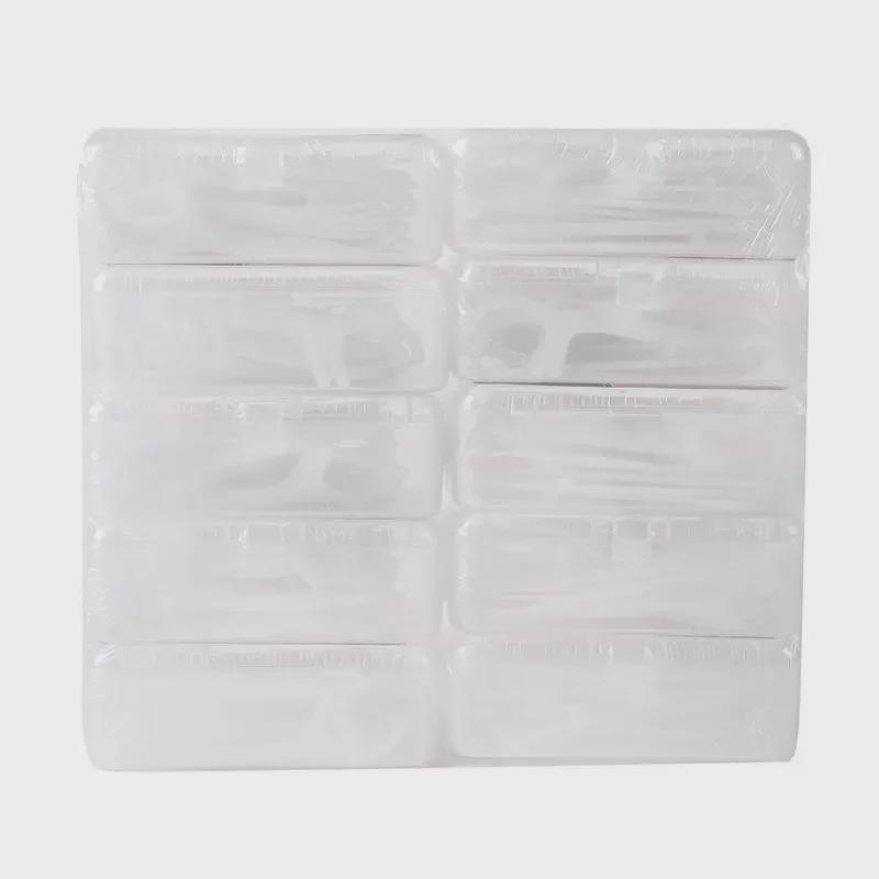 Ультратонкие зубные нити, семейная упаковка - 50 шт. в переносной коробке