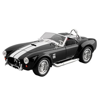 1/22 Ford Shelby Cobra 427 S/C Сплав Родстер Спортивный Автомобиль Модель Литье под Давлением Металл Классический Ретро Автомобиль Транспортные Средства Модель Звук Свет Подарки для Детей