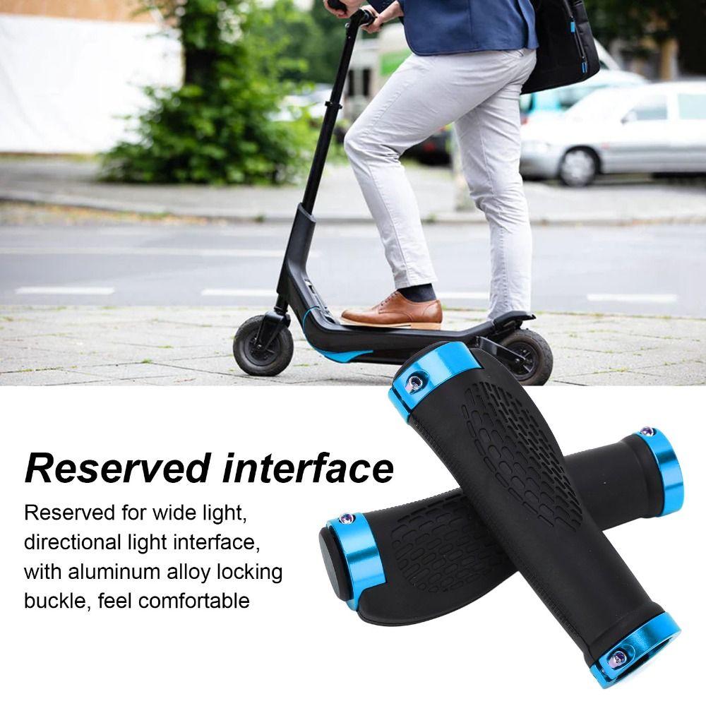 1Pair Anti-Slip Electric Scooter Handle Sleeve Rubber Bike Handlebar Grips Downhill Cycling