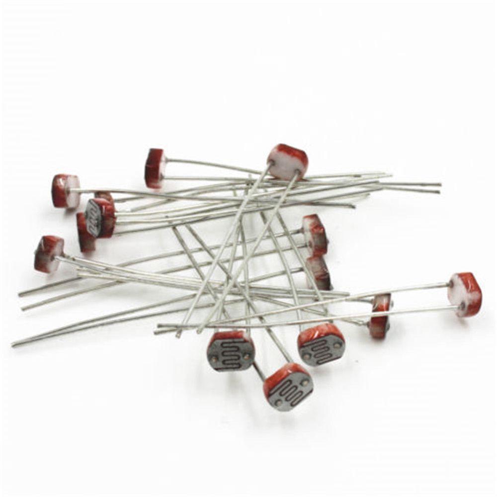 20/30/50PCS Top 5mm Resistance Sensor GL5516 Photoresistor Light-Dependent Resistor