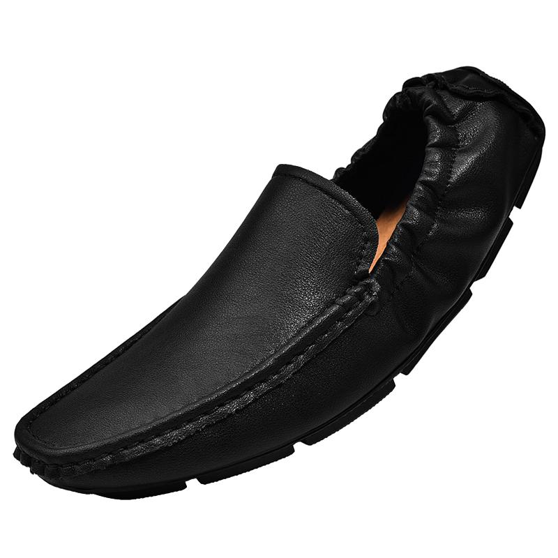 Модная мужская обувь лоферы из натуральной кожи высокого качества, мокасины для вождения, зеленая, оранжевая, офисная обувь, повседневные лоферы, большой размер 38-49