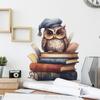 Мультяшные животные Сова Книги Детская спальня Кабинет Стена Украшения Декоративные настенные наклейки