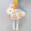 DIY Rabbit Lantern Kit for Kids Handmade Plush Rabbit Handheld Lantern for Chinese New Year Mid-Autumn Festival Decoration