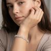 Stretchable Rope Laser Crystal Bracelet Elastic Cord Fashion Jewelry  Daily Wear