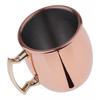 Кружка для Moscow Mule 2 унции 60 мл Мраморная Кружка для Moscow Mule С двойными стенками Медные Кружки Чашка, Чистые Цельномедные Кружки с Латунными Ручками Отделка