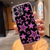 Чехол для телефона Carcasa Funda Для iPhone 17 Pro Max Air 16 15 14 13 Pro Max 15 16 Pro 15Plus 16E Звездный Арт Чехол