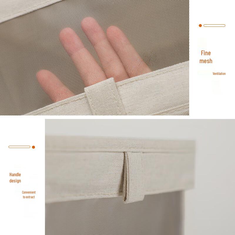 Cotton Linen Wardrobe Storage Box