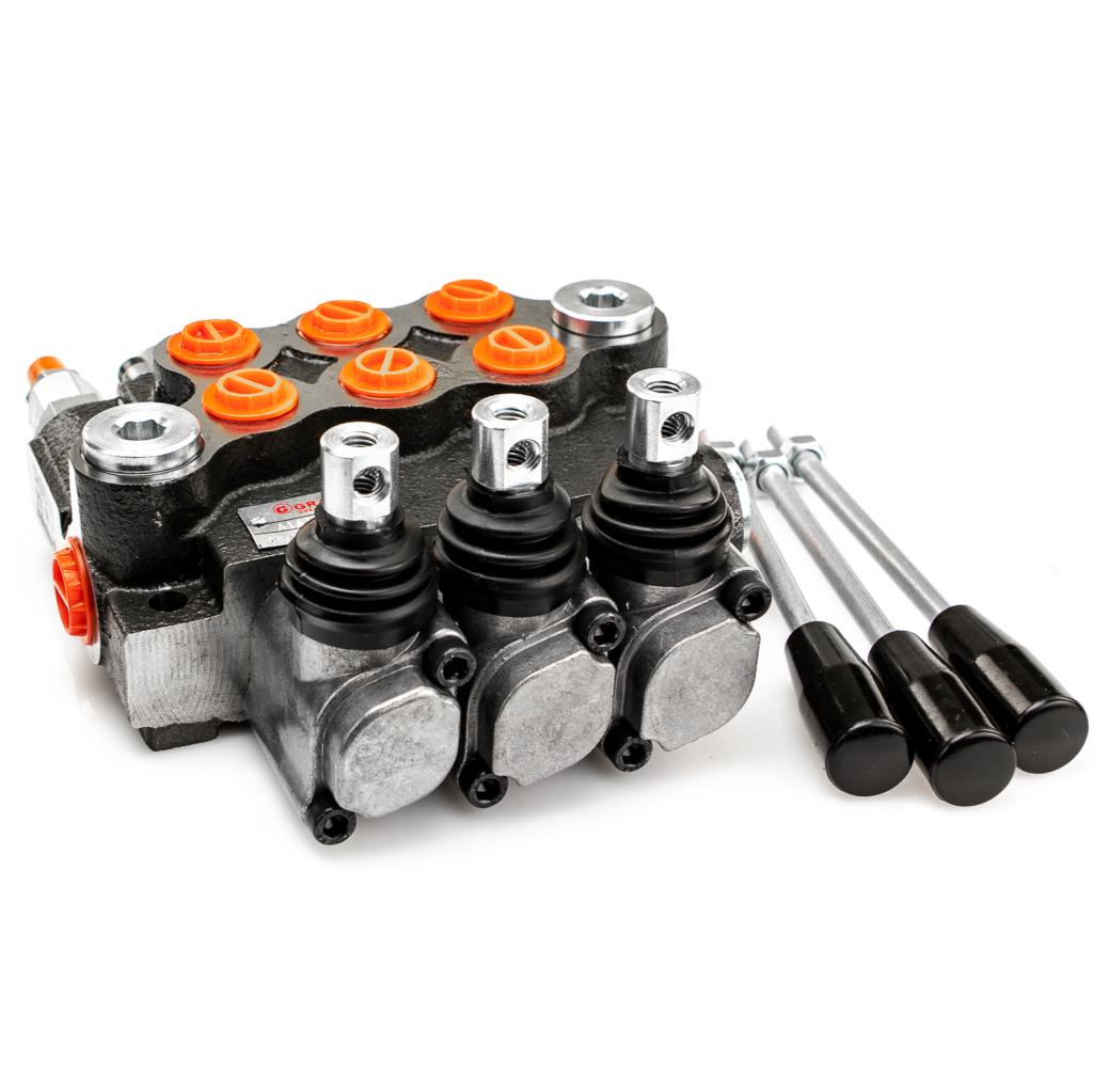Valve P40 3x DW (A-B closed / return spring) 3P40(3x)1AGKZ1-11