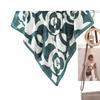 French Romantic Camellia Print Silk Scarf for Women - High-End, Versatile Neck Accessory for Spring/Summer Sun Protection