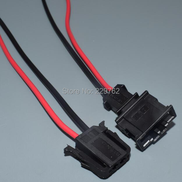 Shhworldsea 2 pin way 3.5 mm 2 hole female electric auto plug Sensor Wire Harness connectors plug 1-929588-1 for vw 191972702