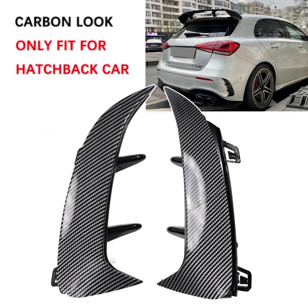 Car Rear Bumper Trim Lip Spoiler For Mercedes Benz A Class W177 A200 A220 A35 AMG Hatchback 2018 -
