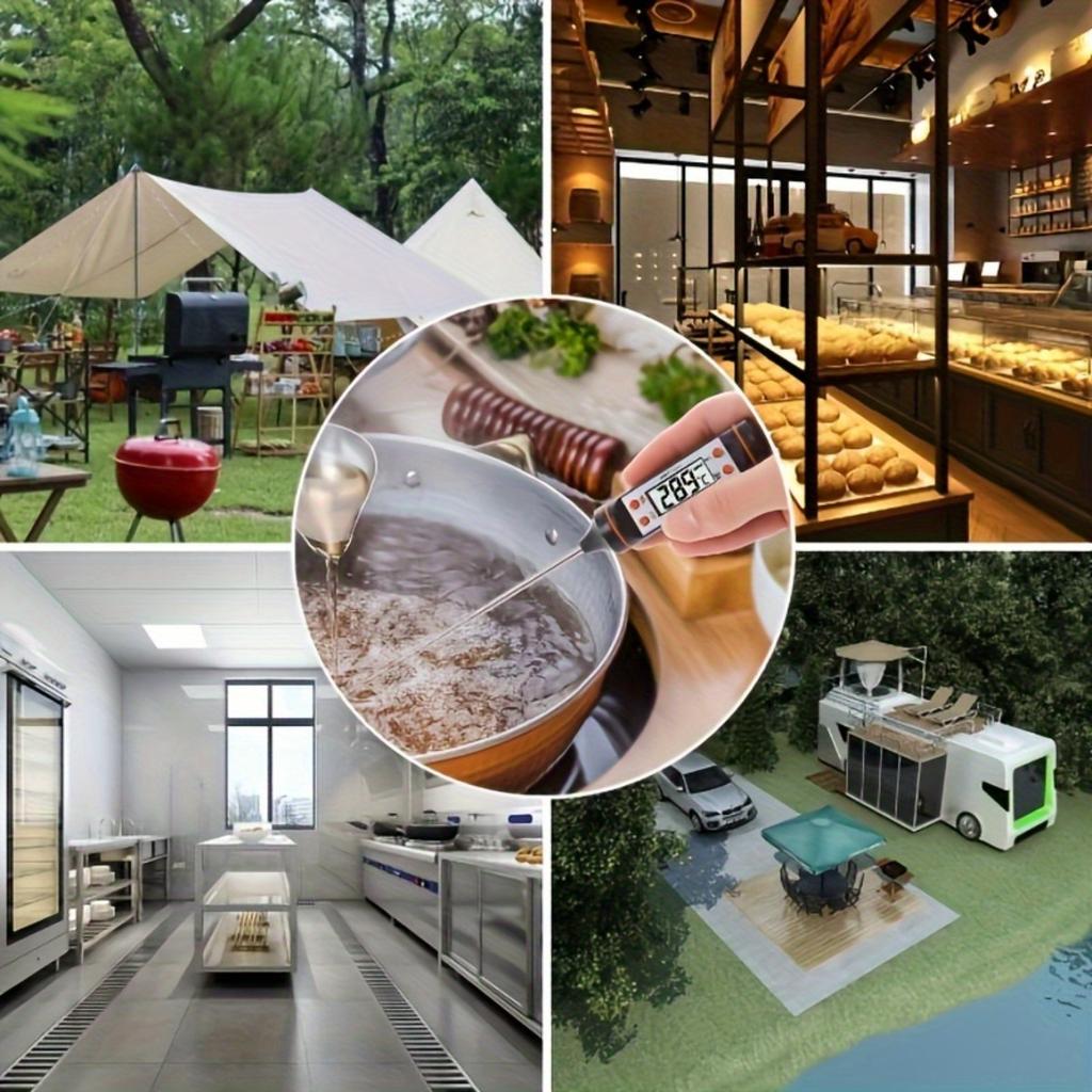 Многофункциональный цифровой термометр для мяса с быстрым считыванием и дисплеем, пищевой многоразовый зонд от -50 °C до 300 °C от -58℉ до 572℉