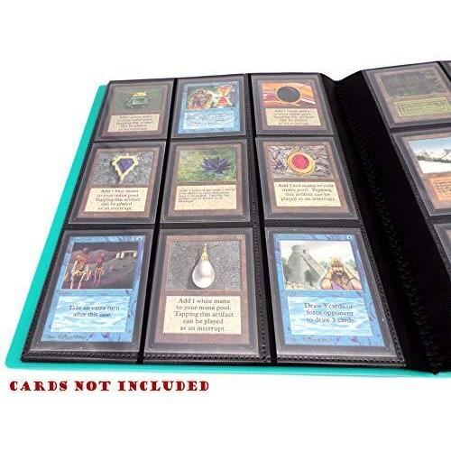 Classeur Pour Jeu De Cartes - docsmagic.De Pro-Player - 9 Poches - 360 Cartes - Couleur Aqua