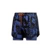 Li-Ning Full Print Comfortable Two-Piece Mens Swim Trunks Men Swimwear Blue Purple LSKU853-B