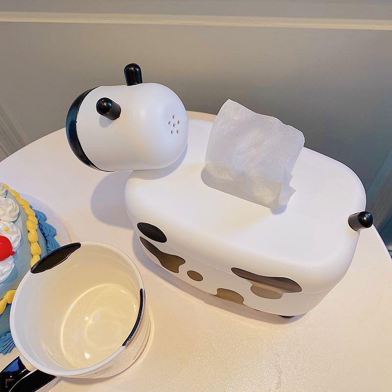 Современный держатель для салфеток из коровьего молока, высококачественная коробка для туалетной бумаги, держатель для салфеток в машину, диспенсер для салфеток, украшение для дома