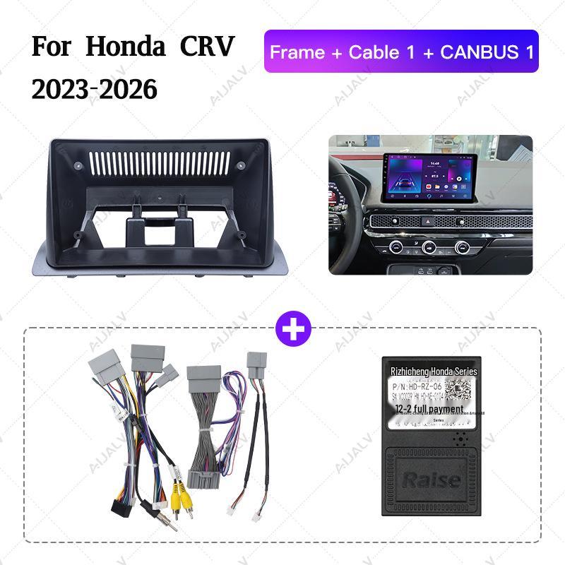 Лицевая рамка для Android DVD-навигации Honda CRV 23-26 для 10-дюймовой консоли