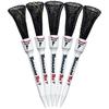 TORNADO TEE Genuine Tornado Tee Golf Tee BLACK "5 Pieces" (3.25 Inches)