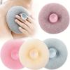 Exfoliating Shower Brush with Suction Cup - Massage Bath Ball Sponge, Wall-Mounted Loofah for Men and Women, Random Color
