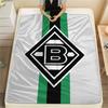 1Pc Borussia Mönchengladbach Print Flannel Blanket High Quality Warm Comfortable Cover for All Seasons Perfect for Gifts Home Decor