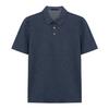 BASSO Minimal Silky Short Sleeve Collared T-Shirt (Bsy2Kt55A)