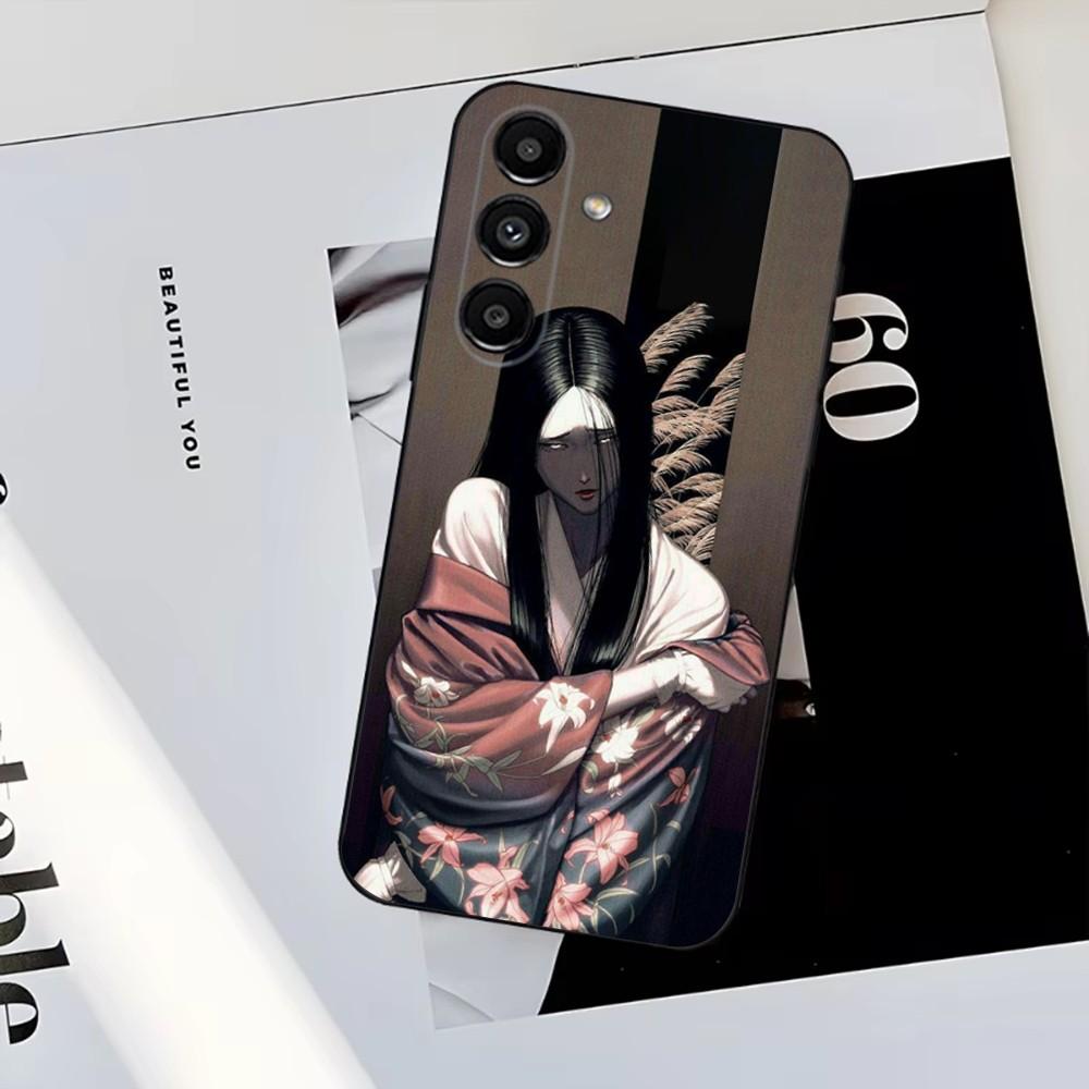 Чехол для телефона Retsu U-Unohana для Samsung S25,S24,S23,S22,S21,S20,S10,Ultra,Plus,Lite,FE, Мягкий силиконовый черный чехол