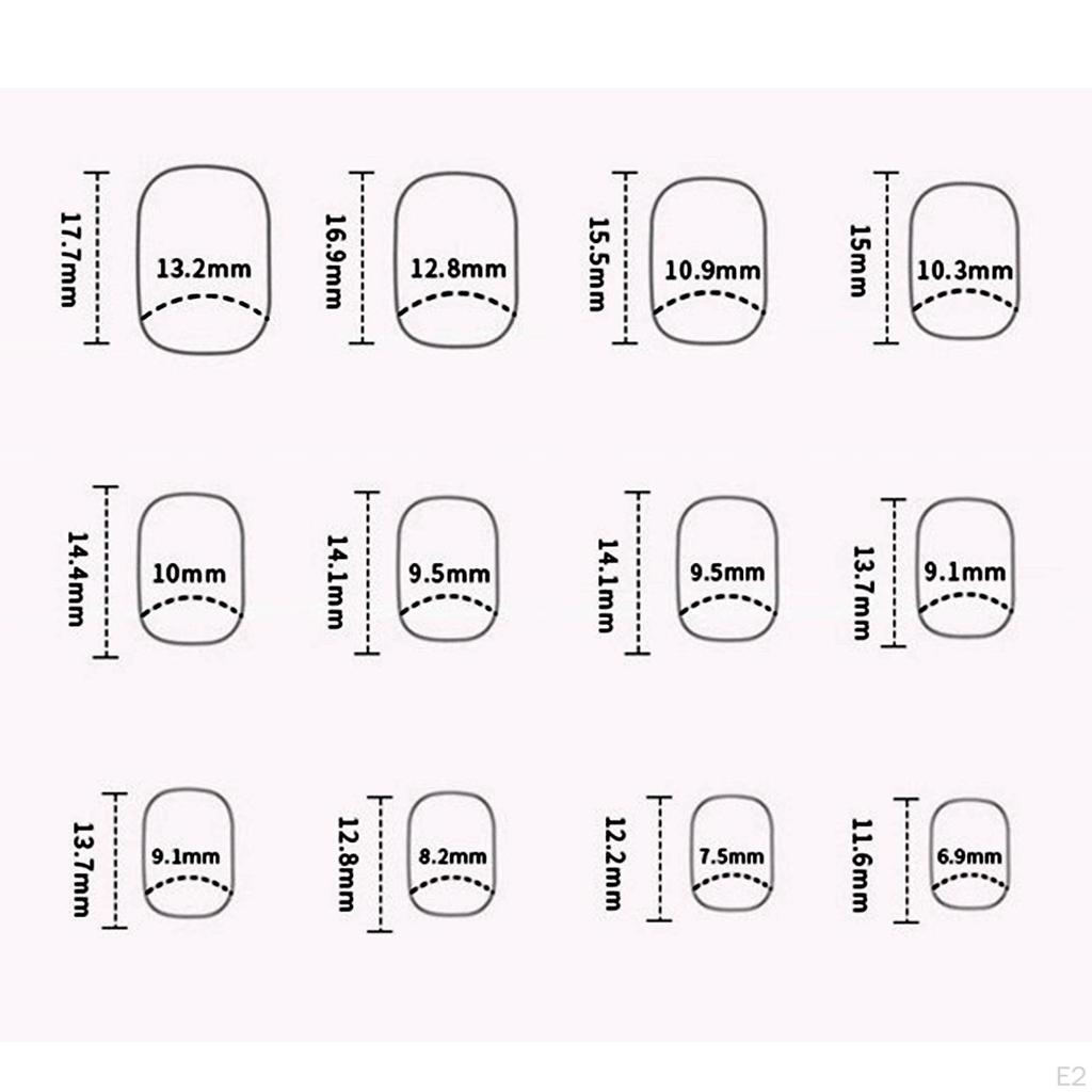 24x Накладные ногти Блестящие Искусственные Накладной Маникюр Фейк для Женщин Девочек Год