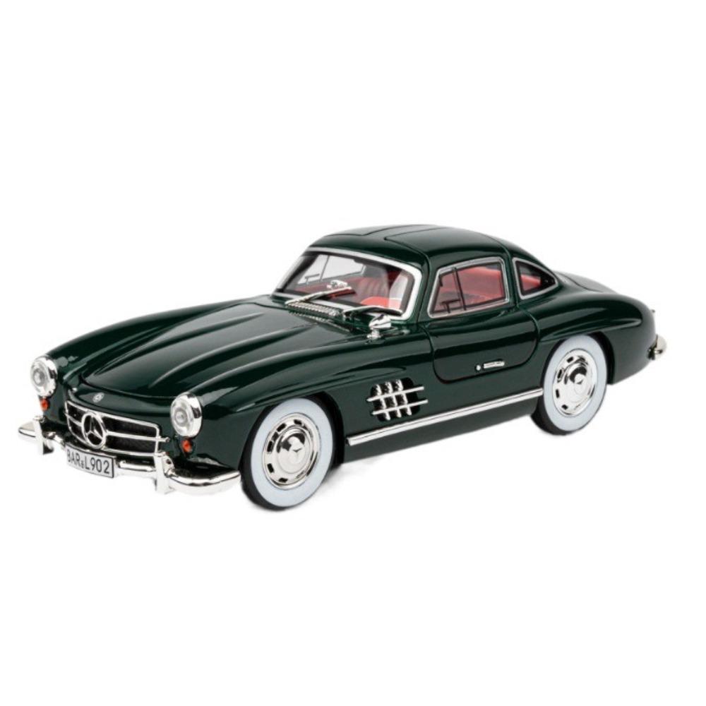 1/18 Суперкар Mercedes-Benz 300SL Игрушечная модель автомобиля из сплава Литые металлические литые под давлением Звук и свет Игрушки для детей Транспортное средство