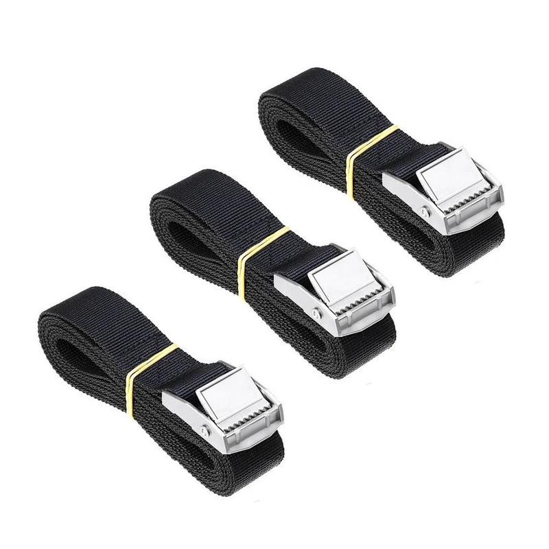 1 м/2 м/3 м/4 м/5 м черный ремень с пряжкой, грузовые ремни 2,5 см, автомобильный ремень для багажа, цинковый железный пресс, пряжка, галстук, автоаксессуары