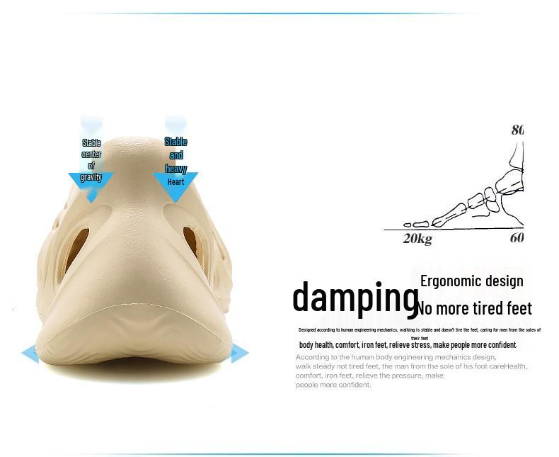 Men's, Women's, and Kids' Summer EVA Sandals - Cross-Border Hole Design