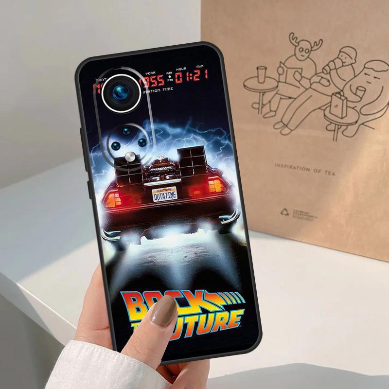 Back To The Future Time Machine For Honor Magic 8 5 6 7 Pro Case For Honor 400 200 Lite 50 70 90 X8c X8b X9a X9b X9c X9d Win