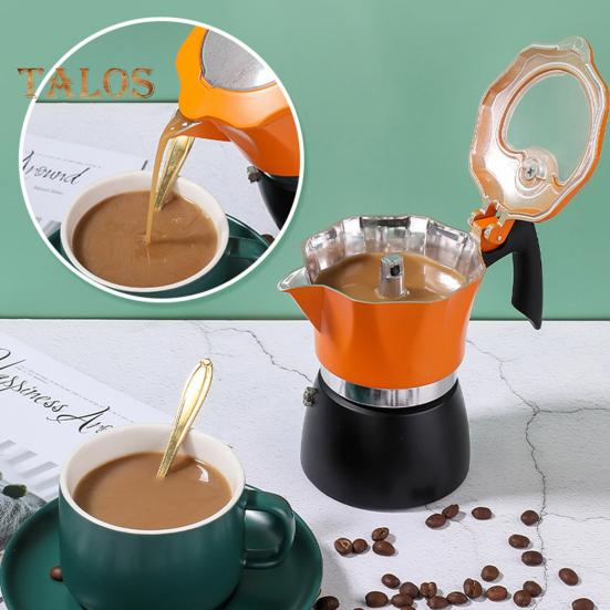 150/300 мл Мока-кофеварка эспрессо кофеварка на 3 чашки 6 чашек герметичная плита итальянская кофеварка для дома кухня на открытом воздухе путешествия ресторан