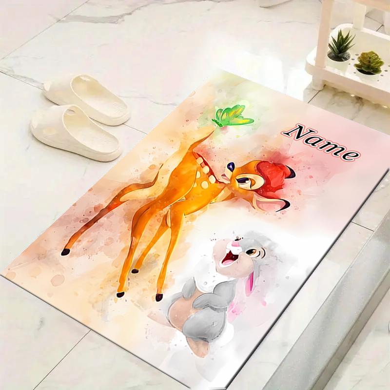 Custom 1Pc Forest Friends Adventure Rug Office Carpet Indoor Outdoor Entrance Doormat Nonslip Soft And Comfortable Living Room D9162