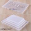 Accessories Square Packing Boxes Small Items Case Transparent Storage Box Jewelry Beads Container