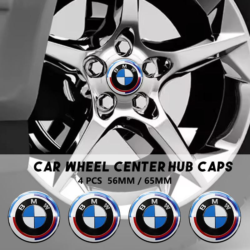 4pcs 56/65mm automobile wheel center sticker For BMW M Emblem E46 E36 E34 F10 E90 F30 E60 F30 E53 E30 E92 E87 ACCESSORIES BV9