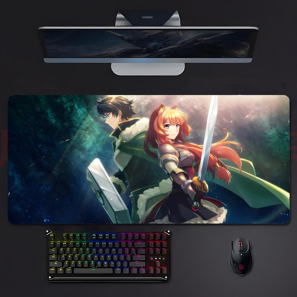 Anime Adventurous Tthe Rising Of The Shield Hero Mouse Pad Mousepad Large Gaming Lockedge Thickened Pc Table Desk Mat