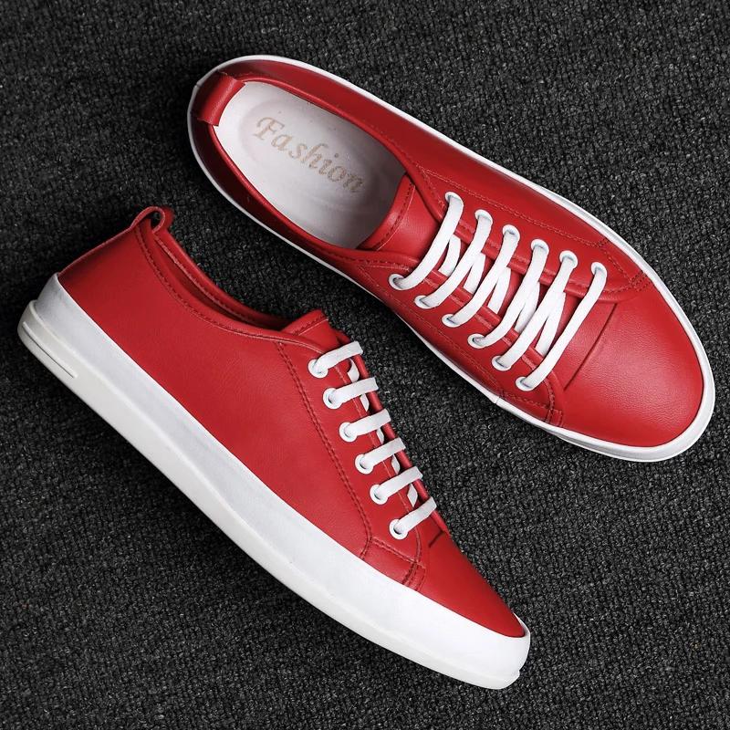 Модная мужская повседневная обувь из натуральной кожи, дизайнерские кроссовки на шнуровке, высококачественная обувь для мужчин, мокасины Hombre