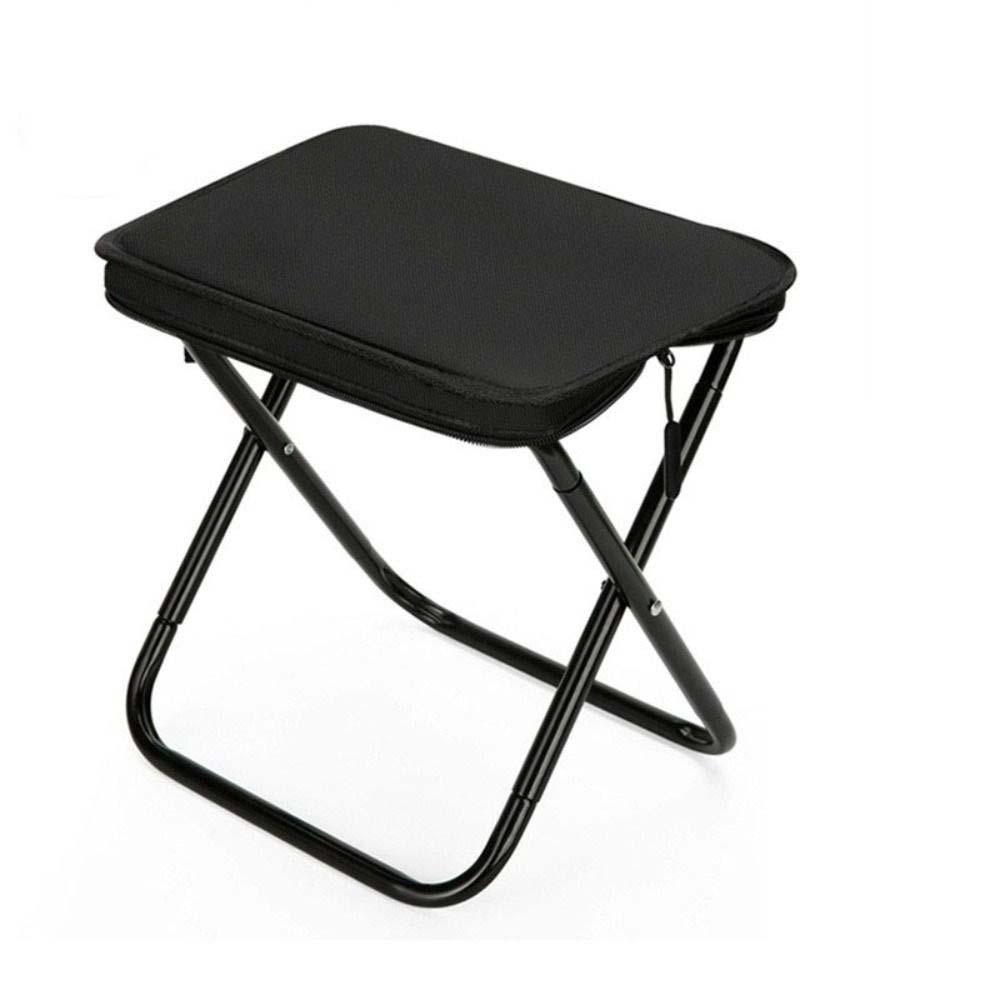 Ultra-light Folding Stool Oxford Cloth Outdoor Picnic Bench Portable Zipper Campstool  Train