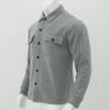 Mens Casual Slim Fit Vintage Solid Color Turn Down Collar Spring Autumn Jacket