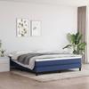 VidaXL Divan Bed with Mattress Blue 180x200 Cm Fabric - Model 3144099