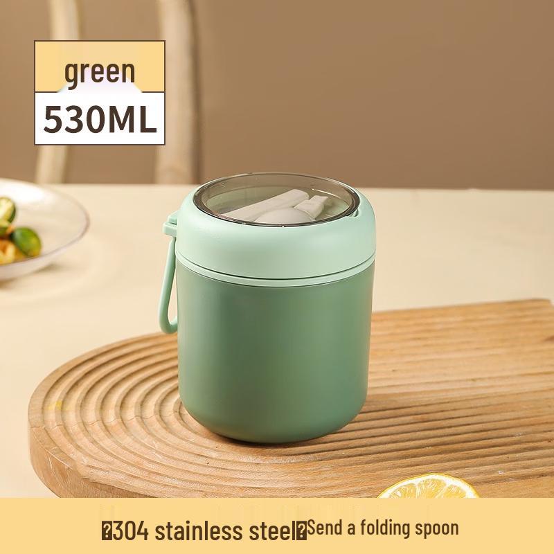 RuHan Portable Insulated Stainless Steel Soup Cup Lunch Box