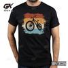 Retro Mountain Bike T-Shirt Summer Men Short Sleeve Biking Sport Lovers I Like Cycling Tops Mens Clothing Streetwear