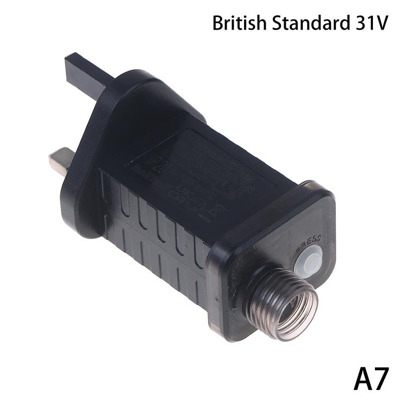 EU US UK Штекер AC 220V 110V на 31Vdc 6W 24V 5V Преобразователь Штекер Блок Питания IP44 8 Режимов Светодиодная Лампа Драйвер Переключатель Адаптер