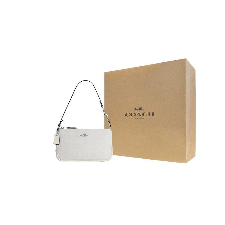 Coach Сумка через плечо Nolita из ПВХ, Сумка, Маленькая женская сумка через плечо Белая CE698-SVVS5
