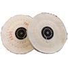 Dental Tools Lab Polishing Buff Brush Wheel Soft Cotton White Color 100MM 4Inch 50Ply Diameter For Laboratori Dental Muslin Buff