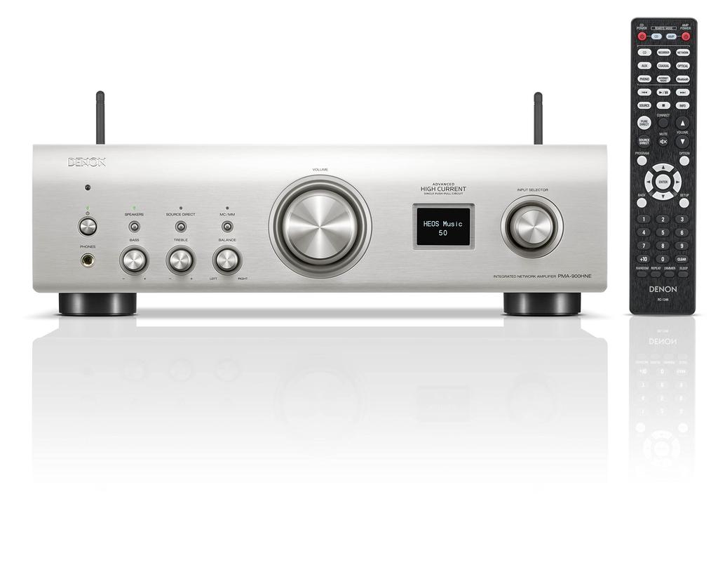 Denon Integrated Amplifier PMA900HNE Premium Silver with Network Playback Function PMA-900HNESP