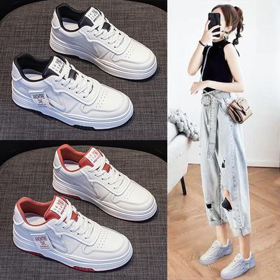 Белые туфли женские летние спортивные туфли модные новые универсальные туфли для отдыха на платформе