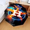 Neon Lights Houston Logo Umbrella Folding umbrella, automatic umbrella 8-Frame for Travel, camping Use Gift for Halloween Christmas